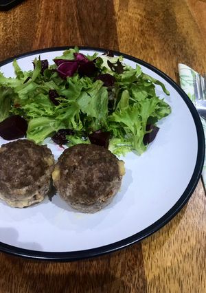 Maradékmentő húsgolyók (keto-barát) recept fotója