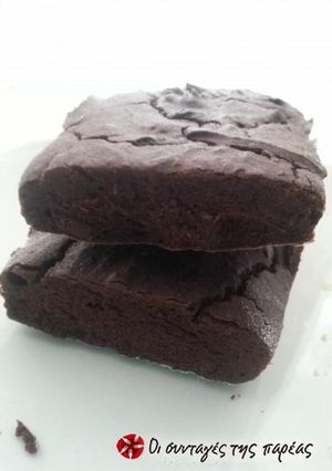 Φωτογραφία της συνταγής Brownies με μαύρα φασόλια (χωρίς αλεύρι)