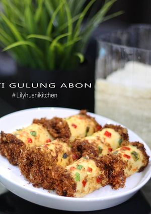 Foto resep Roti tawar gulung abon (No bake / No oven)