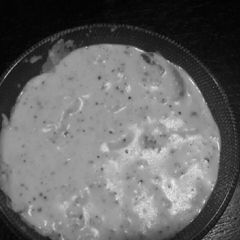 A picture of Be'chamel sauce.