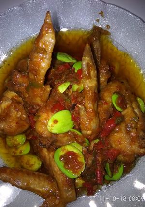 Foto resep Sambel sayap pake Pete pedas