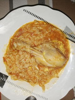 Una foto de Guiso de pollo con arroz