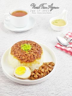 Foto resep Nasi Tim Ayam