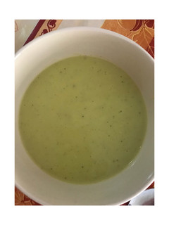 Una foto de Crema de calabacines