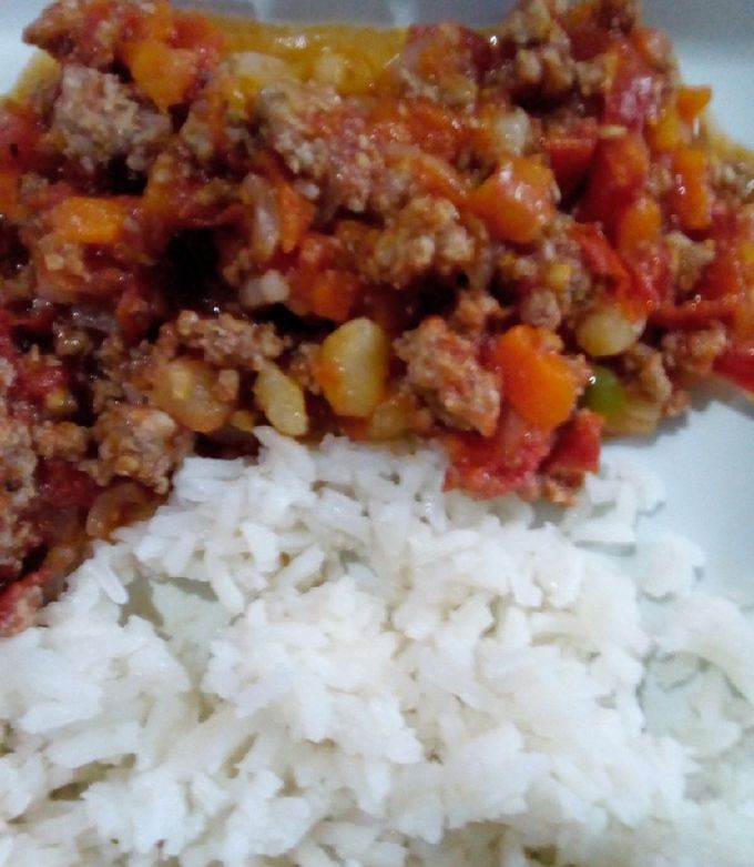 Una foto de Picadillo de res