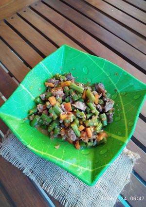 Foto resep Asem asem buncis, wortel dan rempelo