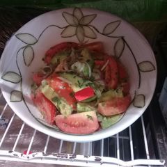 Tomato Avocado salad #Author Marathon# A picture of Tomato Avocado salad #Author Marathon#.