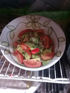 A picture of Tomato Avocado salad #Author Marathon#.