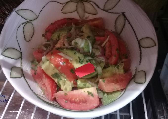 Tomato Avocado salad #Author Marathon#