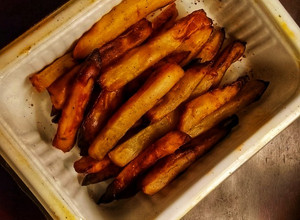 A picture of French Fries 🍟| OTG BAKED| Baked not Fried.