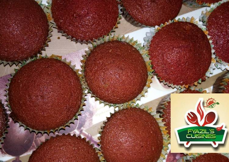 Easiest Way to Make Super Quick Homemade Red velvet cupcakes