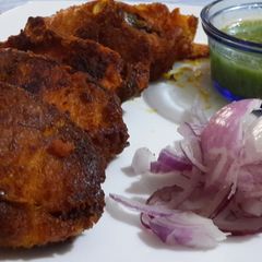 A picture of Fish and seafood Masala fish fry.
