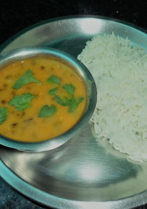 A picture of Buttermilk moong daal.