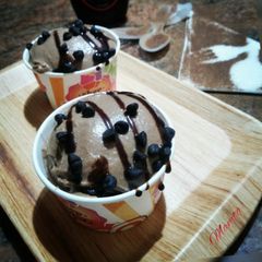 A picture of Hide and Seek Icecream using Malai.