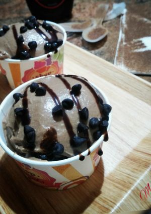 A picture of Hide and Seek Icecream using Malai.