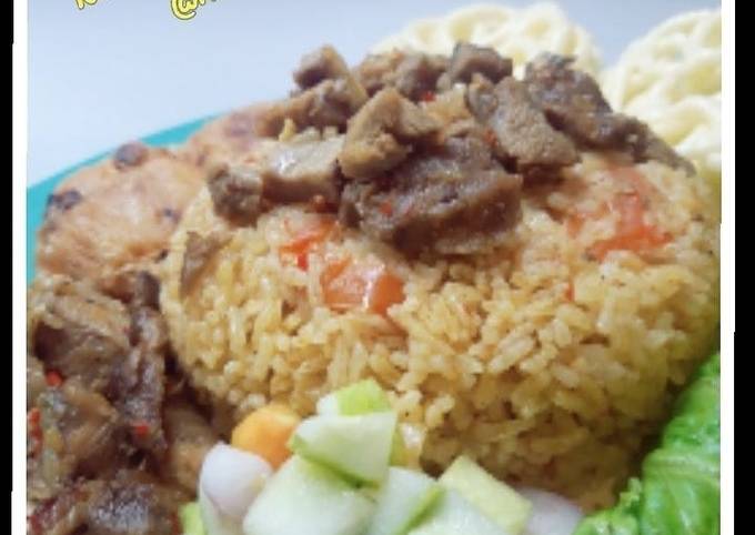 Wajib coba! Resep buat Nasi kebuli daging sapi  sedap