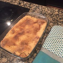 A picture of White Chocolate Snickerdoodle Blondies.