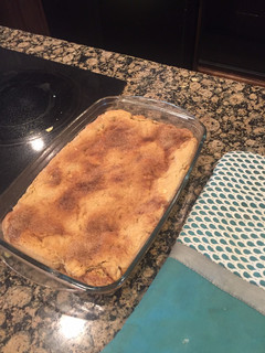 A picture of White Chocolate Snickerdoodle Blondies.
