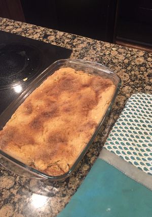 A picture of White Chocolate Snickerdoodle Blondies.