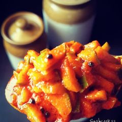A picture of Instant mango pickle.