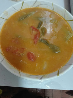 A picture of Vegetable sambhar.