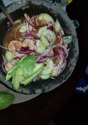 Una foto de Aguachile rojo