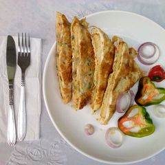 A picture of Bread omelette.