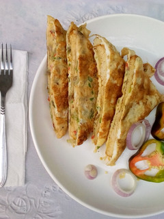 A picture of Bread omelette.