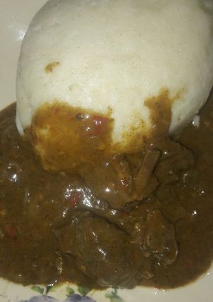 A picture of Tuwon semo miyan kuka.