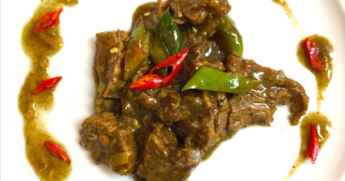  Resep  Daging  Sapi  Lada  Hitam  Huha Huha oleh Anissakan 