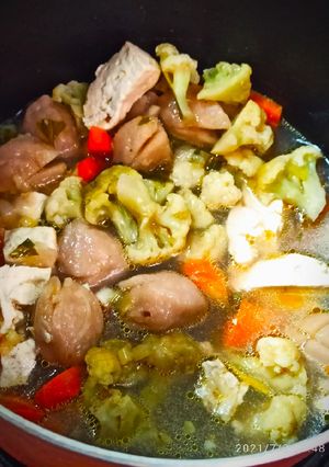 Foto resep Sup bakso tahu brokoli wortel