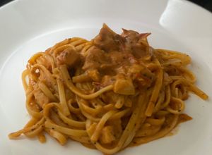 Foto resep Fettuccine Chicken Marinara