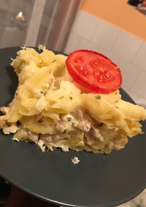 Citromos tejszínes csirkés tészta recept fotója