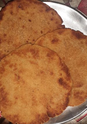 A picture of Jaggery paratha.