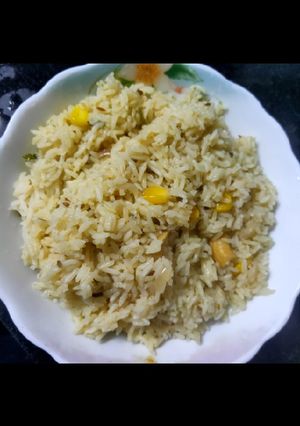 A picture of Kaju rice in Coconut milk.