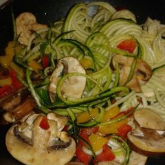 Alkaline - Zucchini Veggie Mushroom Bowl A picture of Alkaline - Zucchini Veggie Mushroom Bowl.