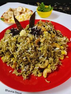 પાલક ચીઝ રાઇસ કેસરાેલ રેસીપી મુખ્ય ફોટો