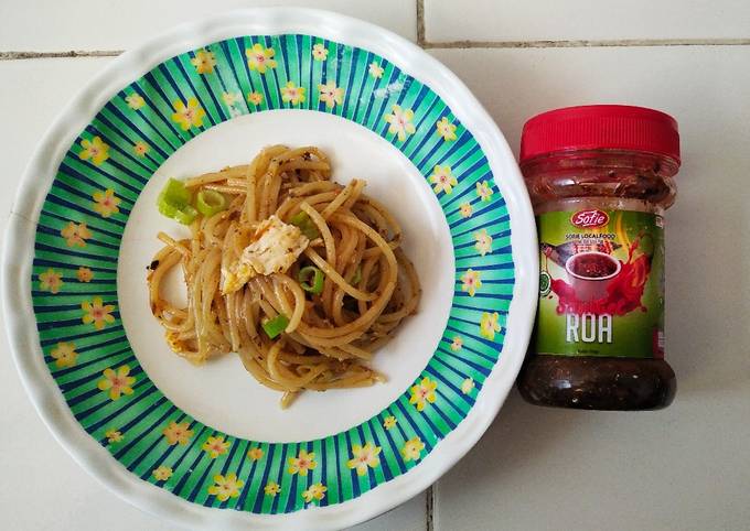 Spaghetti sambal roa