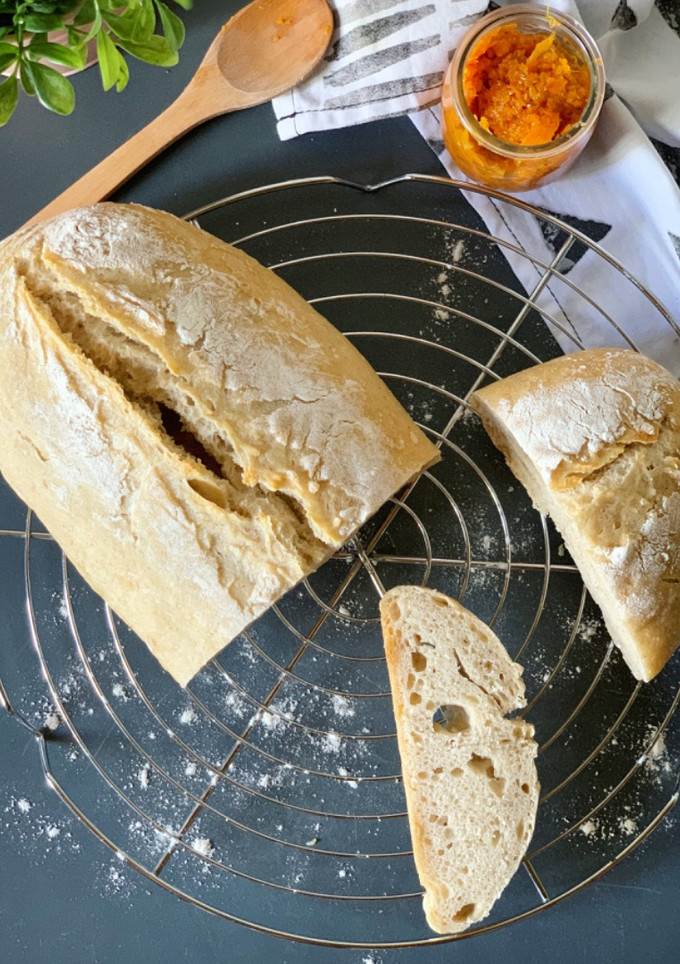 Una foto de Pan Casero con Masa Madre