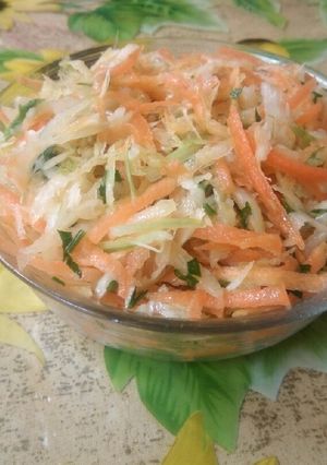 Une photo de Salade de fenouil et carotte