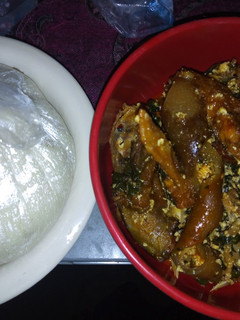 A picture of Egusi soup.