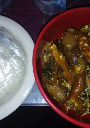 A picture of Egusi soup.