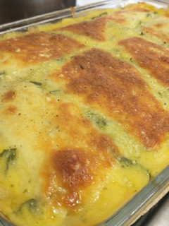 Una foto de Pastel de vegetales y pollo gratinado 🤩