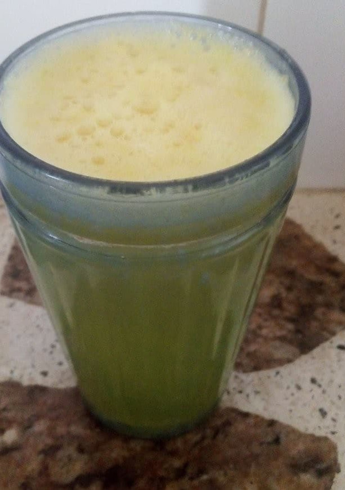 Una foto de Licuado de naranja