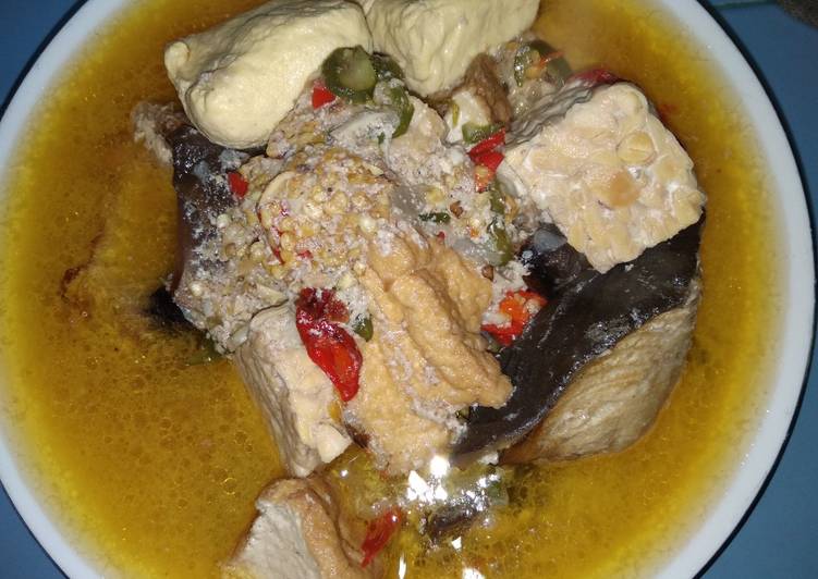 Resep Mangut Ikan Tahu Tempe, Enak