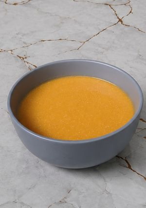 Una foto de Crema de zapallo