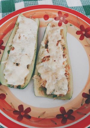 Una foto de Zapallos italianos rellenos