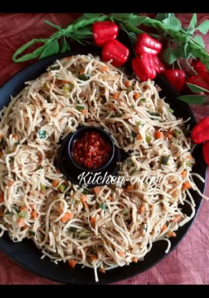 A picture of Hakka Noodles.