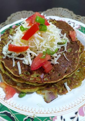 A picture of Besan pancake.