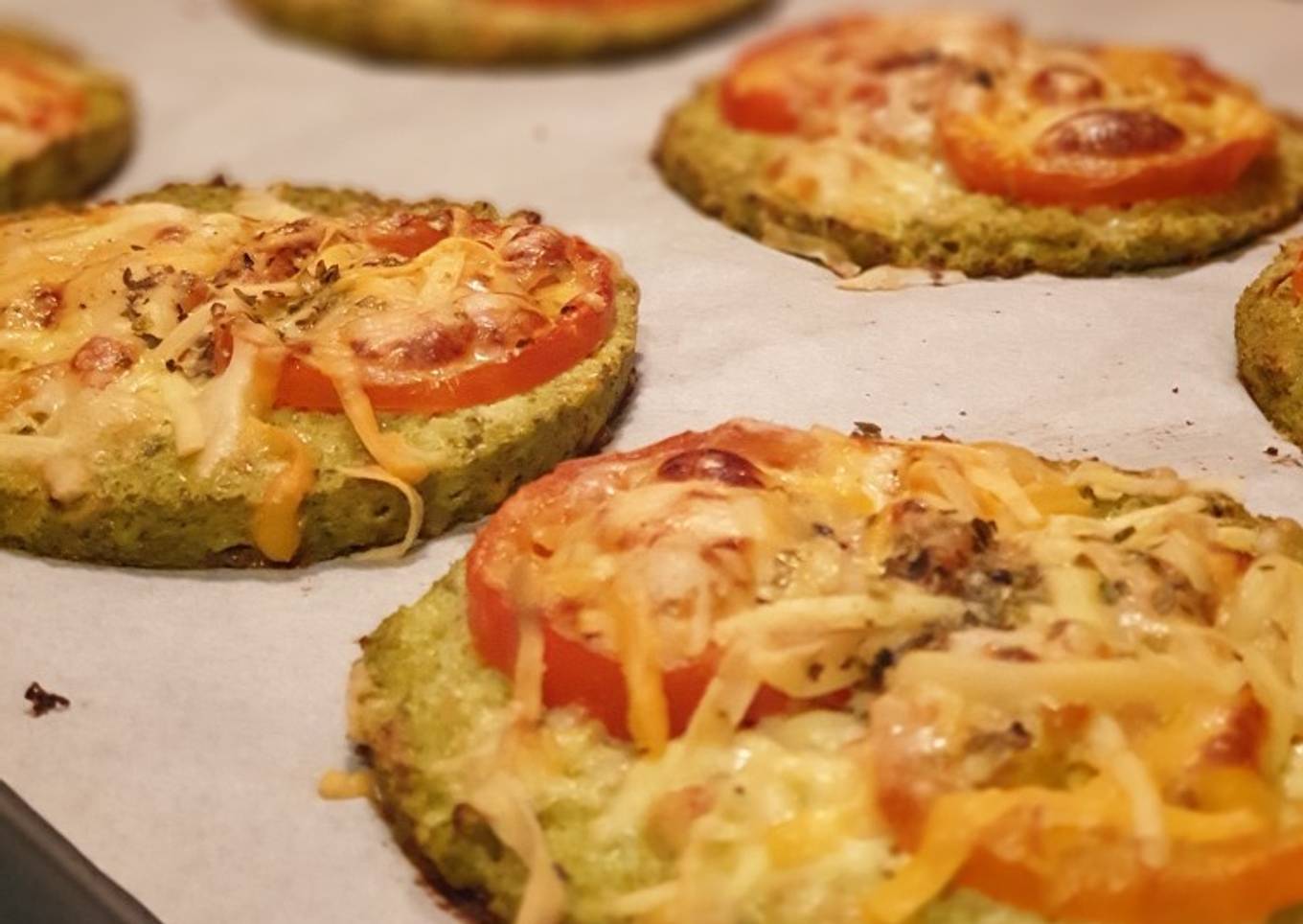 Pizzetas de brócoli